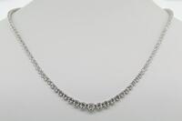 18K 18" Diamond Necklace